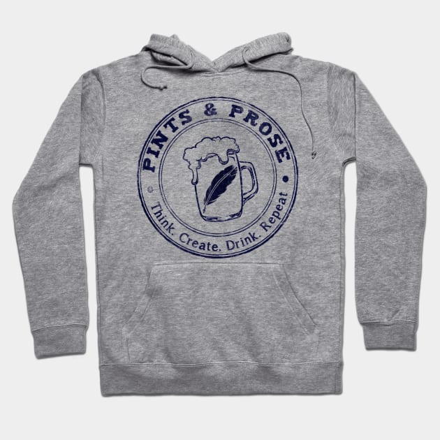 Pints & Prose Hoodie by bonafidejoe